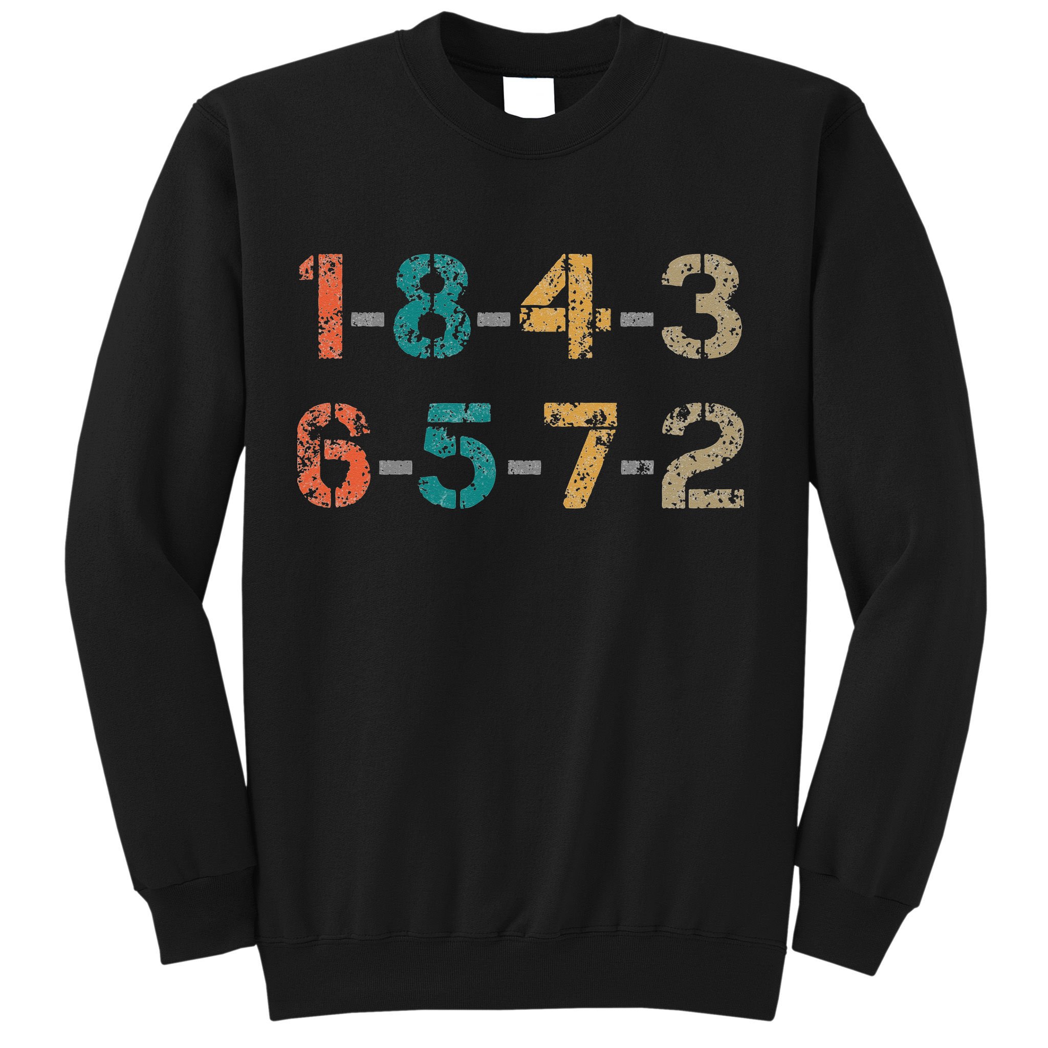 18436572 18436572 Firing Order Engine V8 Vintage Sweatshirt