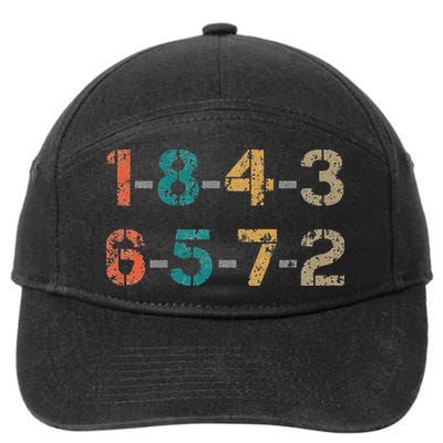 18436572 18436572 Firing Order Engine V8 Vintage 7-Panel Snapback Hat