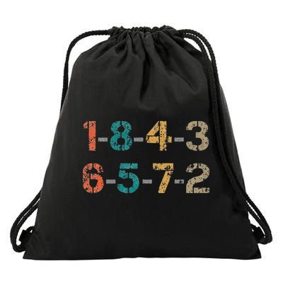 18436572 18436572 Firing Order Engine V8 Vintage Drawstring Bag