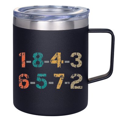 18436572 18436572 Firing Order Engine V8 Vintage 12oz Stainless Steel Coffee Mug