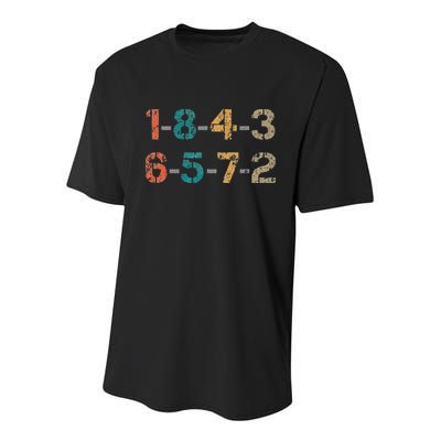18436572 18436572 Firing Order Engine V8 Vintage Youth Performance Sprint T-Shirt