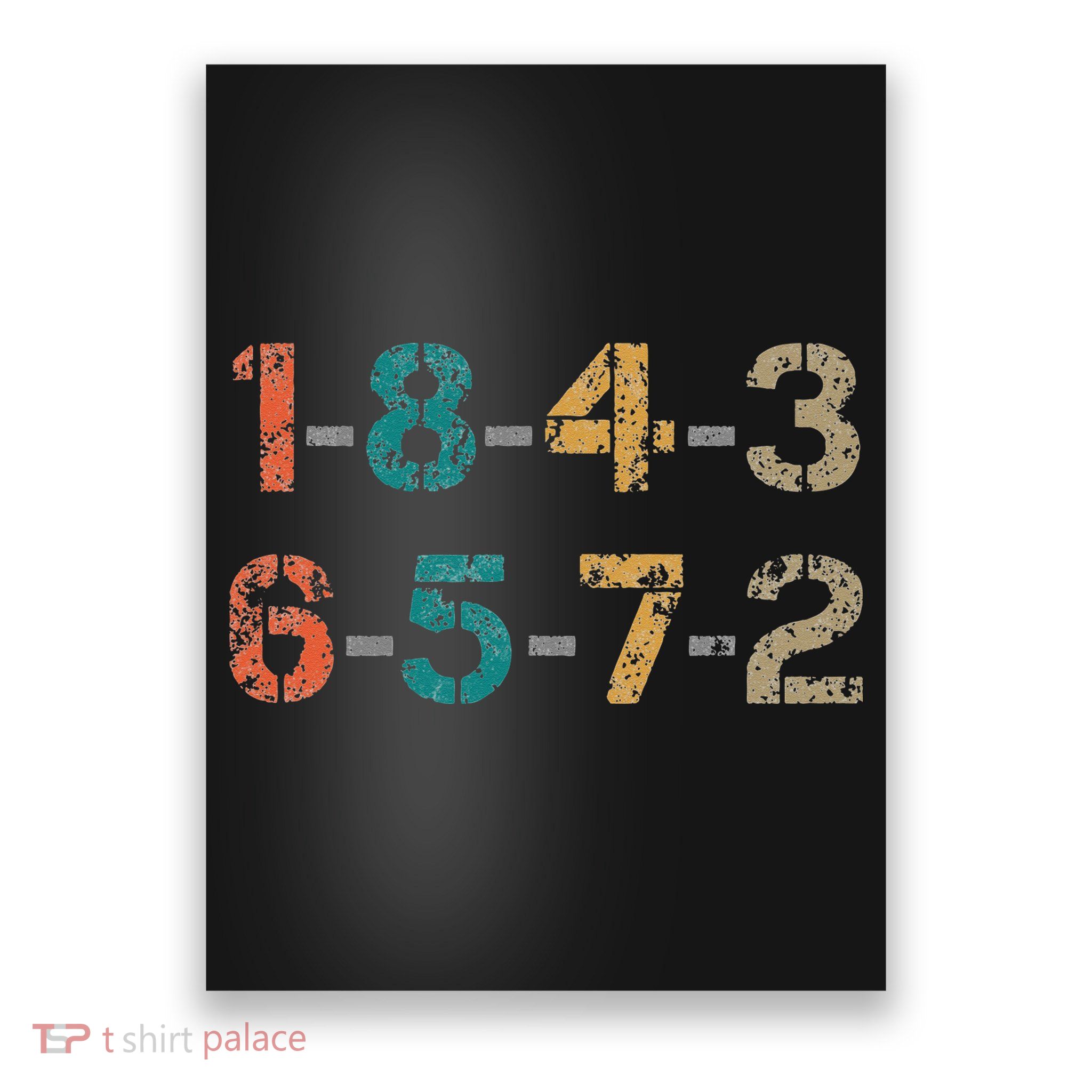 18436572 18436572 Firing Order Engine V8 Vintage Poster
