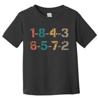 18436572 18436572 Firing Order Engine V8 Vintage Toddler T-Shirt