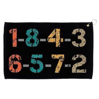 18436572 18436572 Firing Order Engine V8 Vintage Grommeted Golf Towel