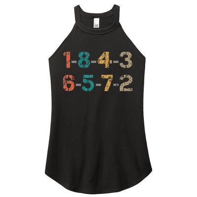 18436572 18436572 Firing Order Engine V8 Vintage Women's Perfect Tri Rocker Tank