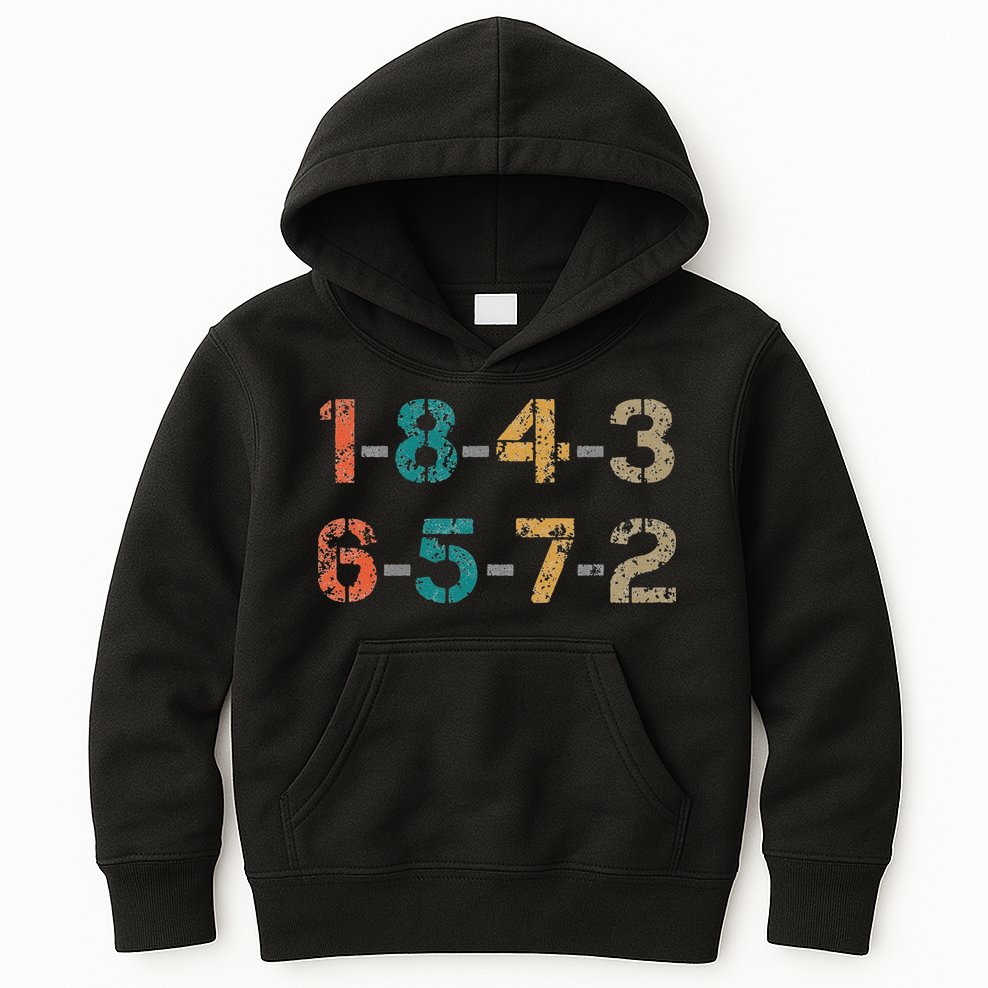 18436572 18436572 Firing Order Engine V8 Vintage Kids Hoodie