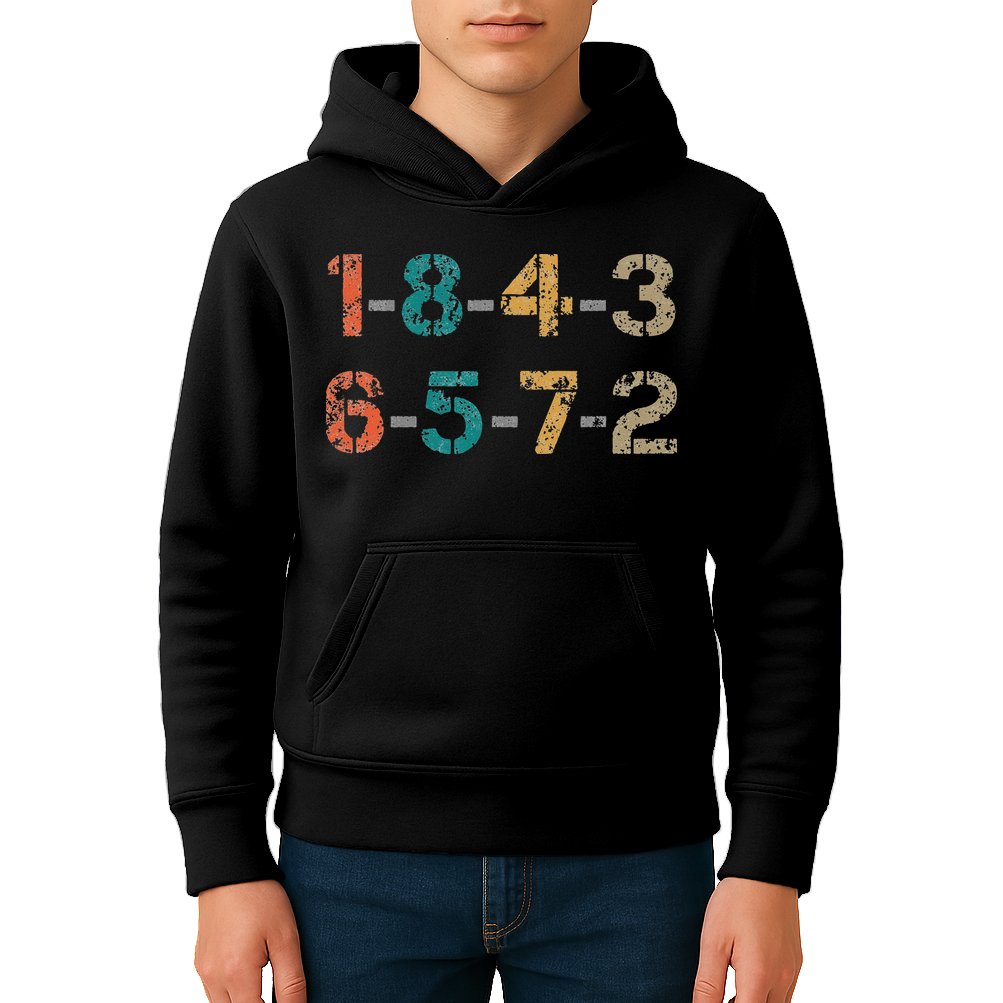 18436572 18436572 Firing Order Engine V8 Vintage Kids Hoodie