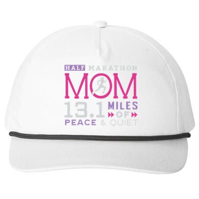 13 1 Half Marathon Mom Gift Running Mommy Runner Gift Snapback Five-Panel Rope Hat