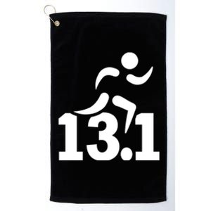 13 1 Miles Half Marathon Great Gift Platinum Collection Golf Towel