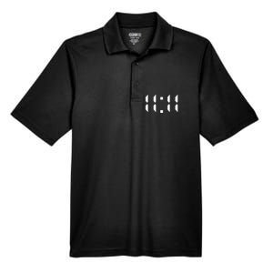 11 11 Synchronicity Spiritual Numerology 1111 Motivational Men's Origin Performance Pique Polo