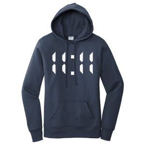 11 11 Synchronicity Spiritual Numerology 1111 Motivational Women's Pullover Hoodie