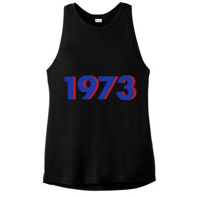 1973 1973 Support Roe V Wade, Pro Choice, Protect Roe V Wade Ladies PosiCharge Tri-Blend Wicking Tank