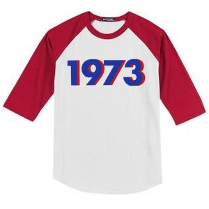 1973 1973 SNL Support Roe V Wade, Pro Choice, Protect Roe V Wade Kids Colorblock Raglan Jersey