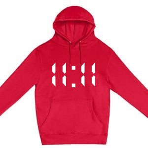 11 11 Synchronicity Spiritual Numerology 1111 Motivational Premium Pullover Hoodie