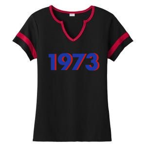 1973 1973 SNL Support Roe V Wade, Pro Choice, Protect Roe V Wade Ladies Halftime Notch Neck Tee