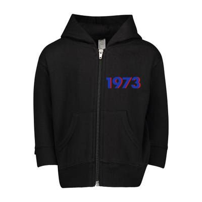 1973 1973 SNL Support Roe V Wade, Pro Choice, Protect Roe V Wade Toddler Zip Fleece Hoodie