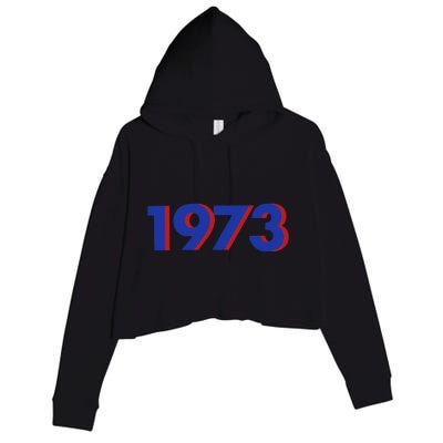 1973 1973 SNL Support Roe V Wade, Pro Choice, Protect Roe V Wade Crop Fleece Hoodie