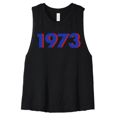 1973 1973 SNL Support Roe V Wade, Pro Choice, Protect Roe V Wade Women's Racerback Cropped Tank