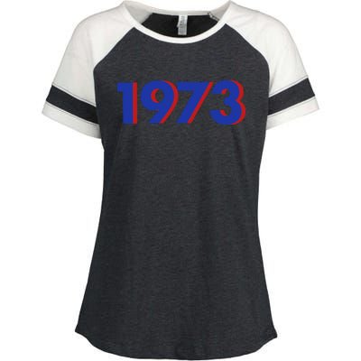 1973 1973 SNL Support Roe V Wade, Pro Choice, Protect Roe V Wade Enza Ladies Jersey Colorblock Tee