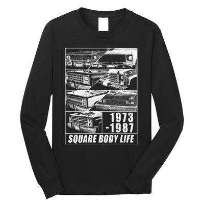 1973 1987 Square Body Truck Squarebody Long Sleeve Shirt