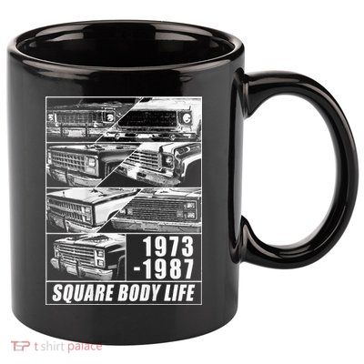 1973 1987 Square Body Truck Squarebody 11oz C Handle Ceramic Mug