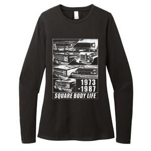 1973 1987 Square Body Truck Squarebody Womens CVC Long Sleeve Shirt