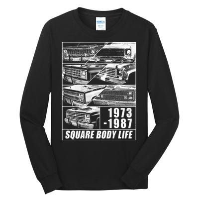 1973 1987 Square Body Truck Squarebody Tall Long Sleeve T-Shirt