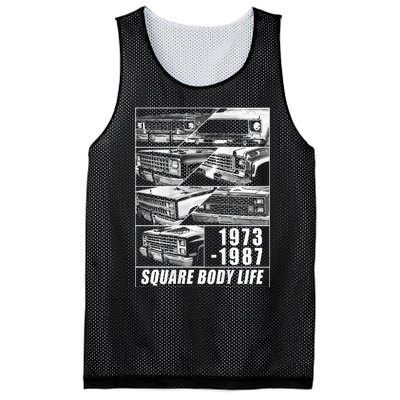 1973 1987 Square Body Truck Squarebody Mesh Reversible Basketball Jersey Tank