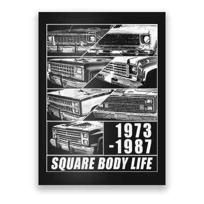 1973 1987 Square Body Truck Squarebody Poster