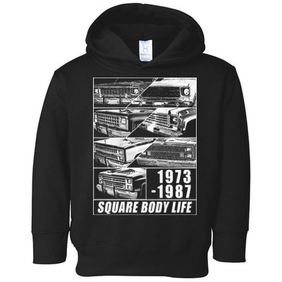 1973 1987 Square Body Truck Squarebody Toddler Hoodie