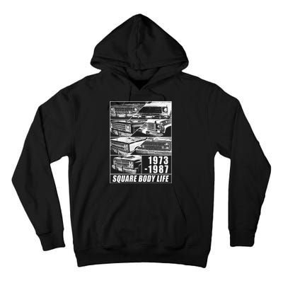 1973 1987 Square Body Truck Squarebody Tall Hoodie