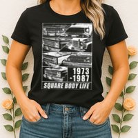 1973 1987 Square Body Truck Squarebody Womens T-Shirt