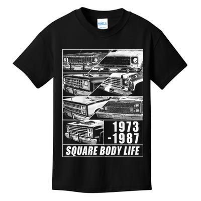 1973 1987 Square Body Truck Squarebody Kids T-Shirt