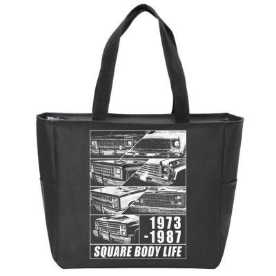1973 1987 Square Body Truck Squarebody Zip Tote Bag