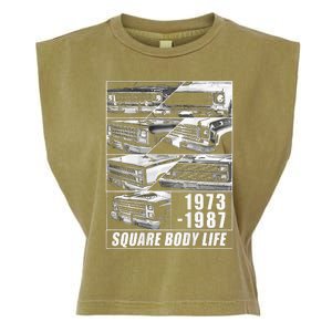 1973 1987 Square Body Truck Squarebody Garment-Dyed Women's Muscle Tee