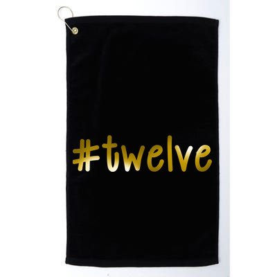 #12 Years Old Gold Limited Edition Birthday Golf Towel