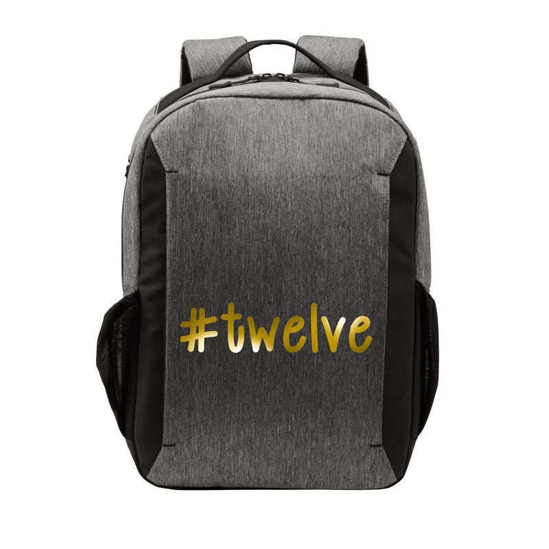 #12 Years Old Gold Limited Edition Birthday Vector Backpack
