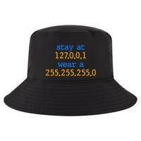 127.0.0.1 255.255.255.0 Code Stay At Home Wear A Face Mask Cool Comfort Performance Bucket Hat