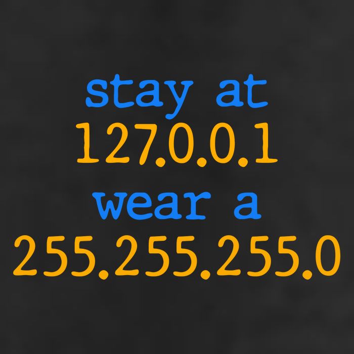 127.0.0.1 255.255.255.0 Code Stay At Home Wear A Face Mask Cool Comfort Performance Bucket Hat