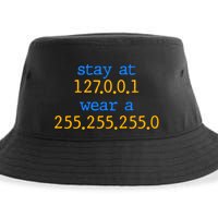 127.0.0.1 255.255.255.0 Code Stay At Home Wear A Face Mask Sustainable Bucket Hat