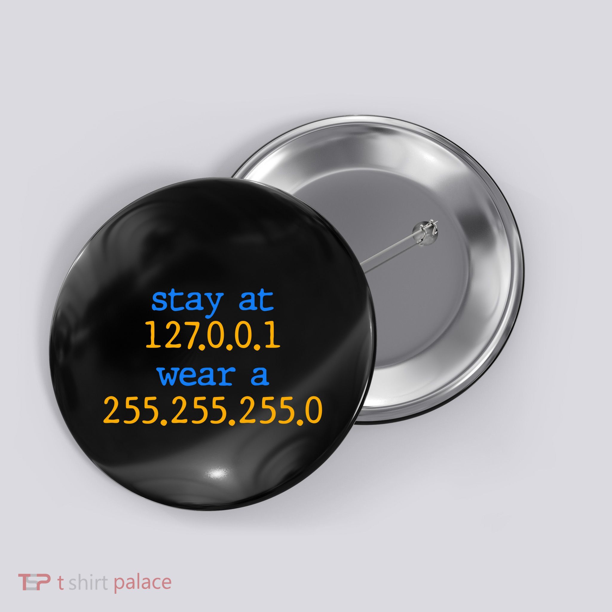 127.0.0.1 255.255.255.0 Code Stay At Home Wear A Face Mask Button