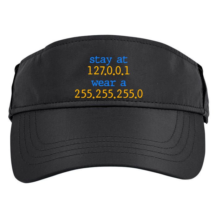127.0.0.1 255.255.255.0 Code Stay At Home Wear A Face Mask Adult Drive Performance Visor