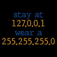 127.0.0.1 255.255.255.0 Code Stay At Home Wear A Face Mask Mug