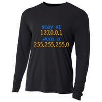127.0.0.1 255.255.255.0 Code Stay At Home Wear A Face Mask Cooling Performance Long Sleeve Crew
