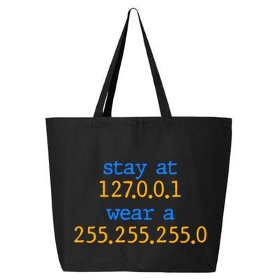 127.0.0.1 255.255.255.0 Code Stay At Home Wear A Face Mask 25L Jumbo Tote
