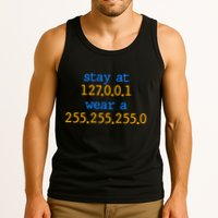 127.0.0.1 255.255.255.0 Code Stay At Home Wear A Face Mask Tank Top