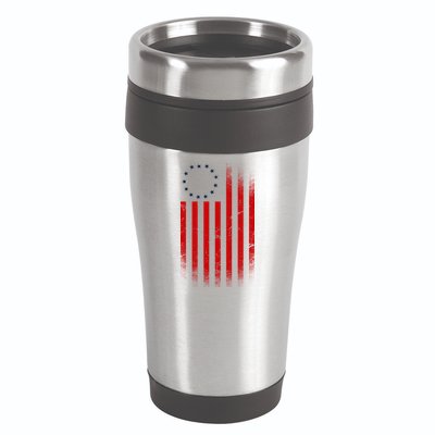 13 Colonies Betty Ross Vintage Flag 16oz Travel Tumbler
