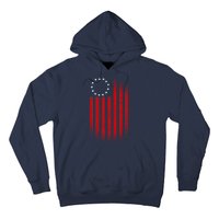 13 Colonies Betty Ross Vintage Flag Hoodie