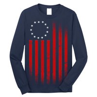 13 Colonies Betty Ross Vintage Flag Long Sleeve Shirt