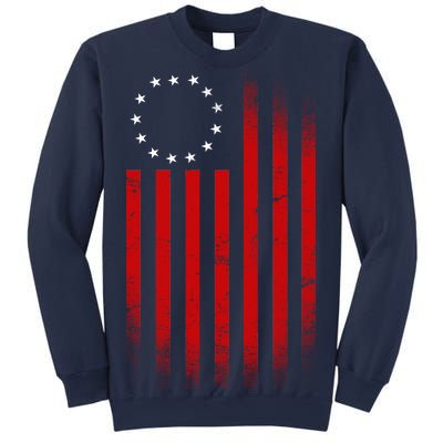 13 Colonies Betty Ross Vintage Flag Sweatshirt